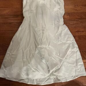 Wild Fable White Strapless Dress